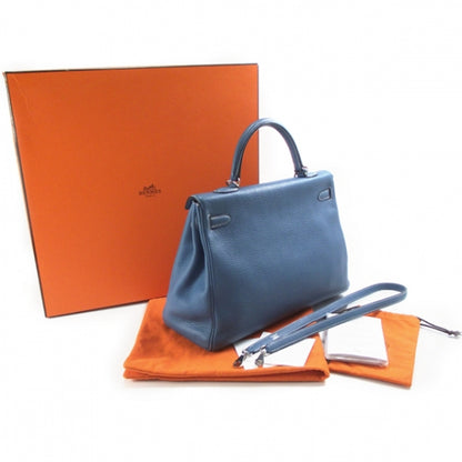 Hermes Togo Kelly 35 Blue Jean 3 of 15