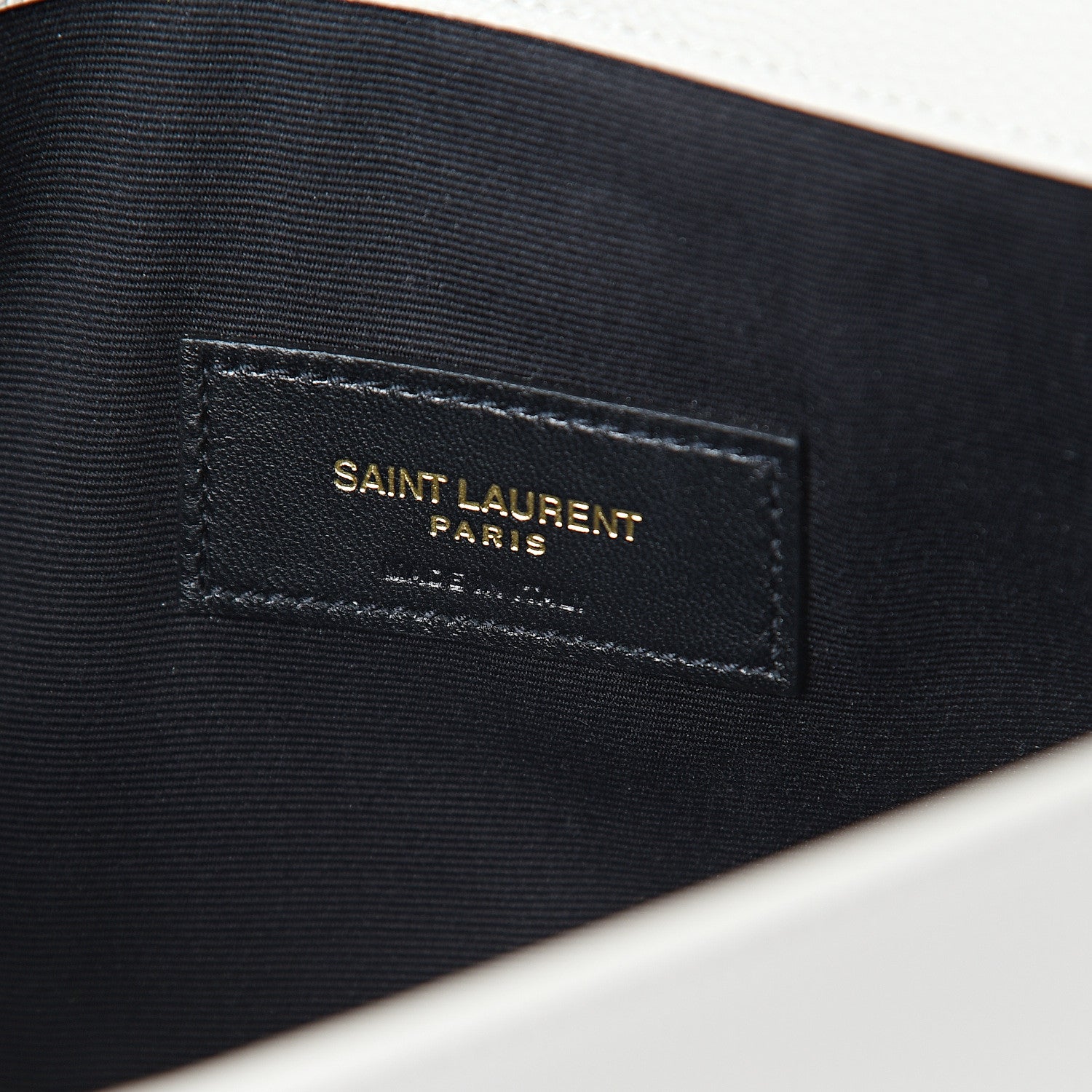 Saint Laurent Grain De Poudre Uptown Pouch Crema Soft 4 of 5