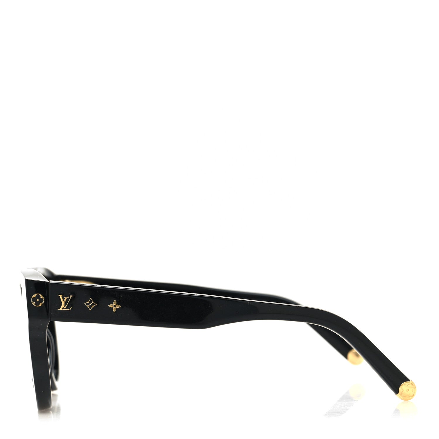 Louis Vuitton Acetate My Monogram Square Sunglasses Z1526W Black 3 of 7