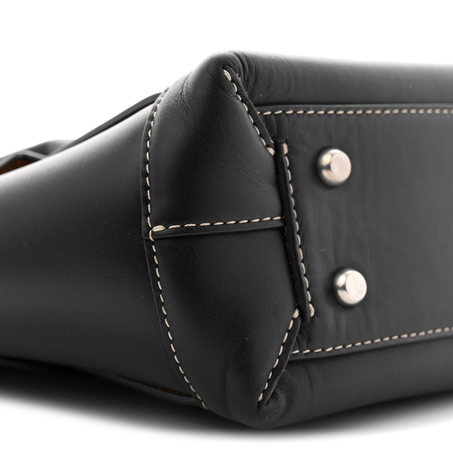 French Calfskin Maxi Intrecciato Arco 33 Black