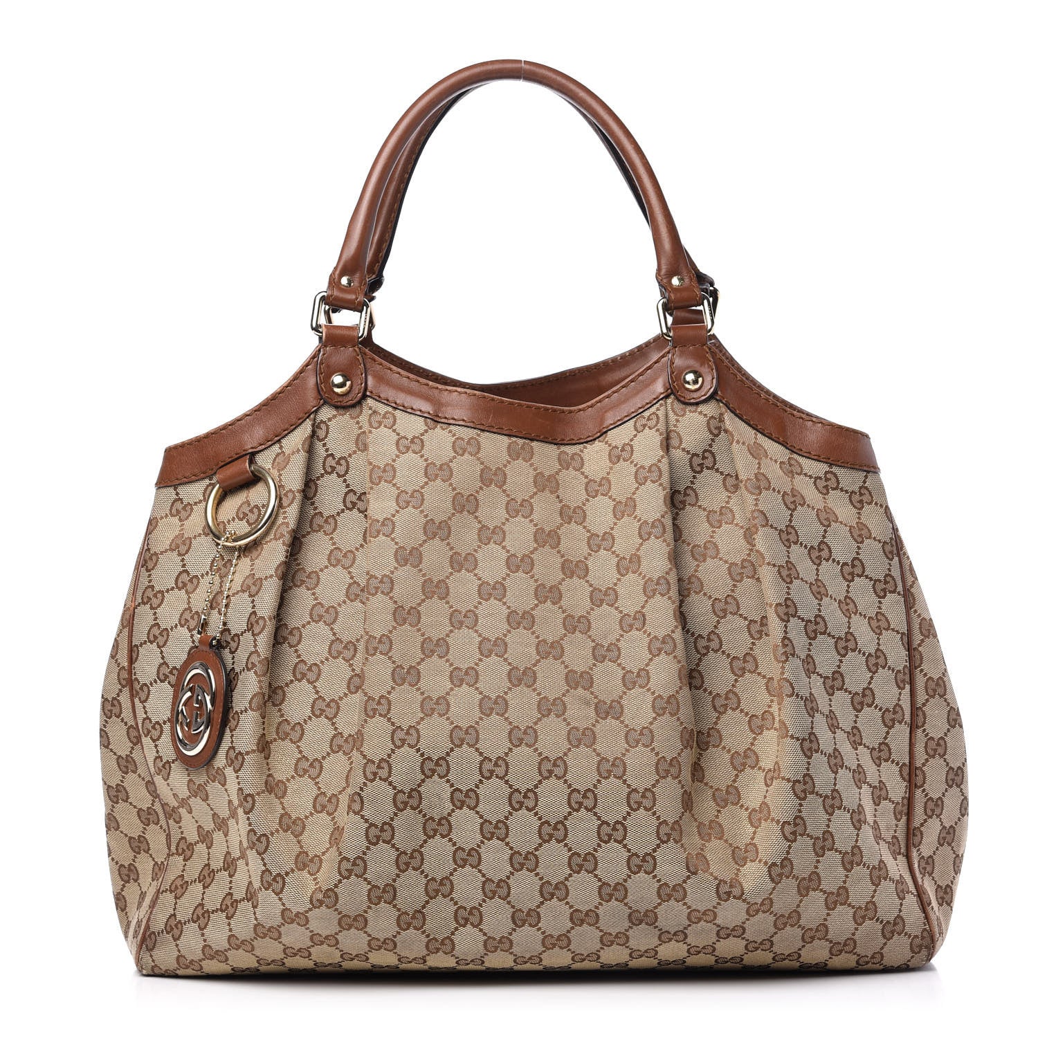 Gucci Monogram Large Sukey Tote Brown 1 of 12