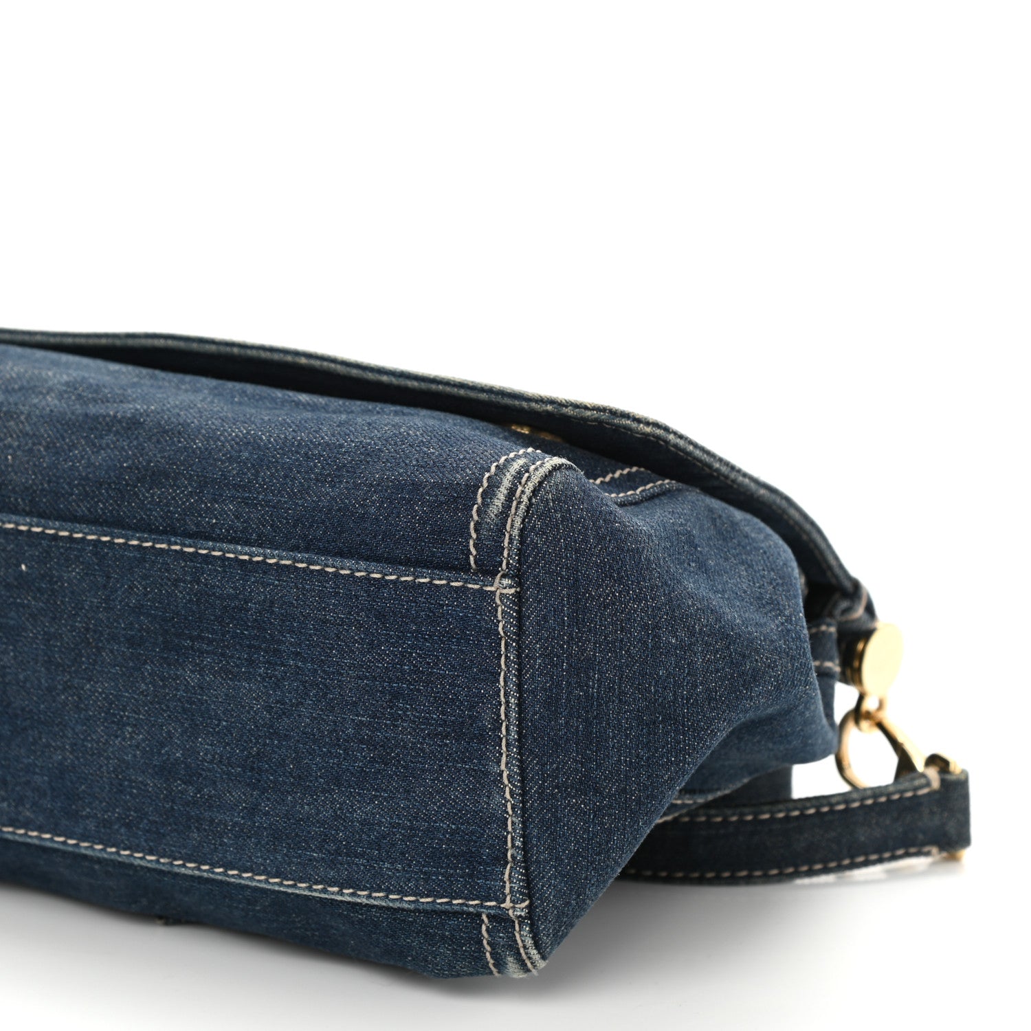 Dolce & Gabbana Denim Miss Sicily Satchel Blue Jeans 7 of 7