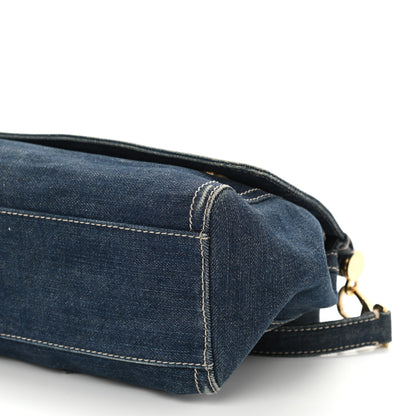 Dolce & Gabbana Denim Miss Sicily Satchel Blue Jeans 7 of 7