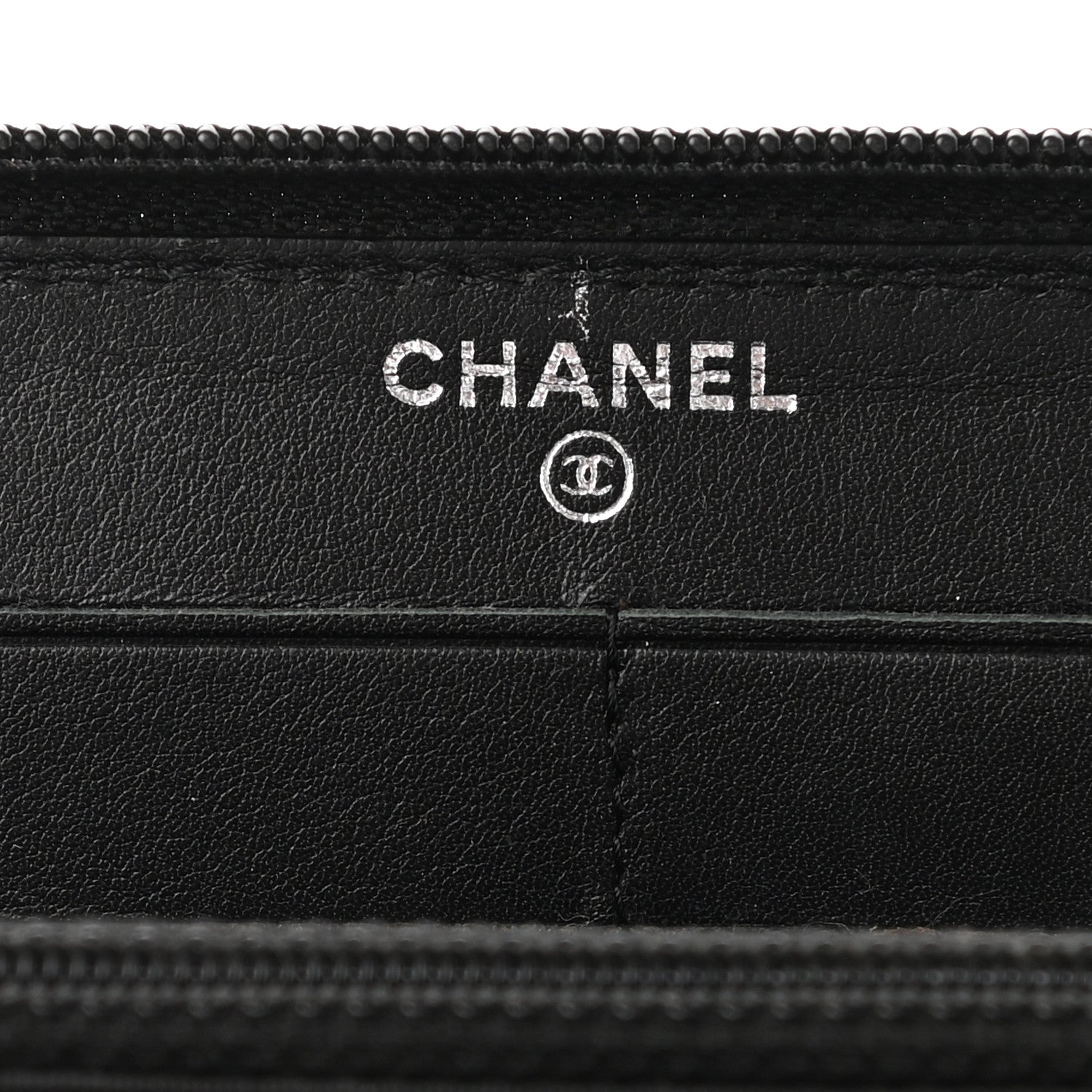 Chanel Caviar Large Timeless CC Zip Around Wallet Black 6 of 11