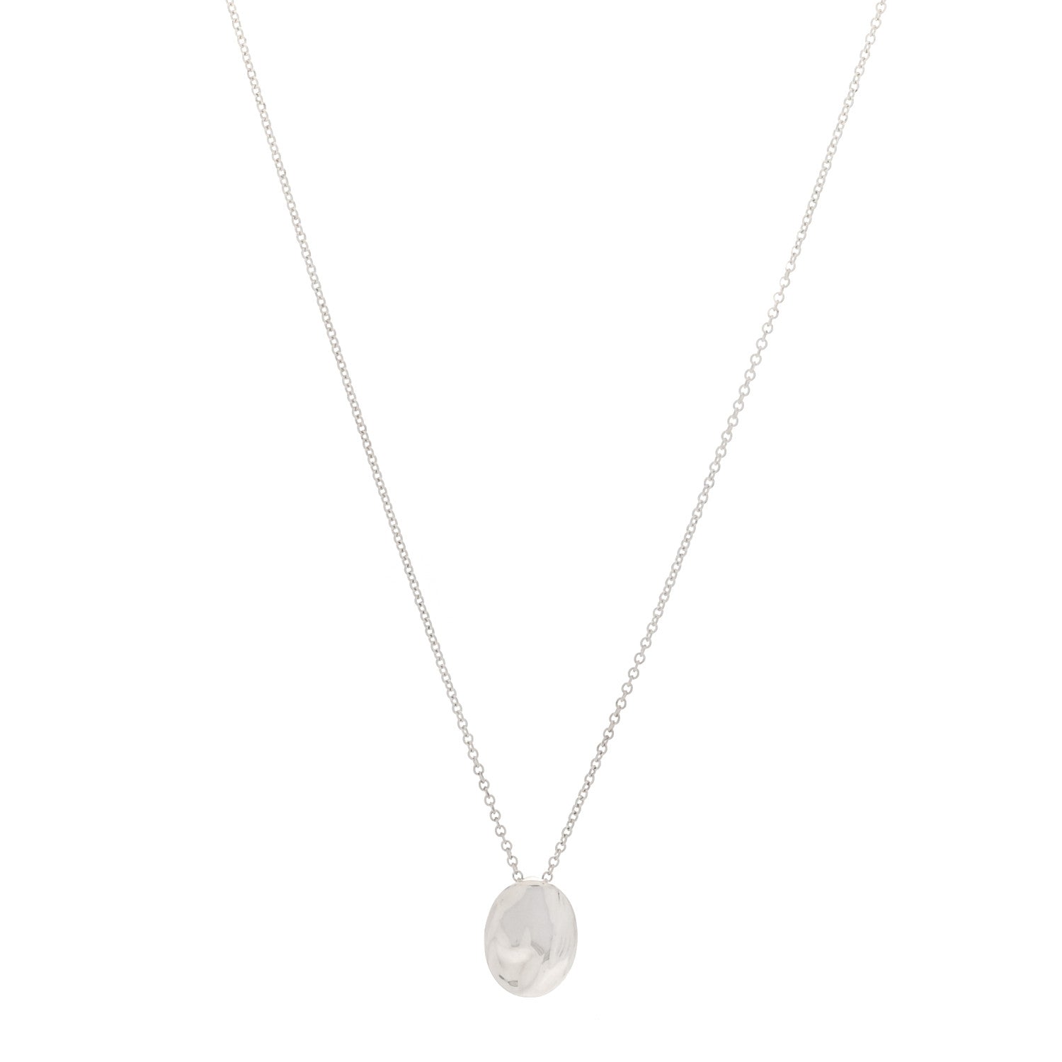 Tiffany Platinum Elsa Peretti Zodiac Virgo Pendant Necklace 1 of 9