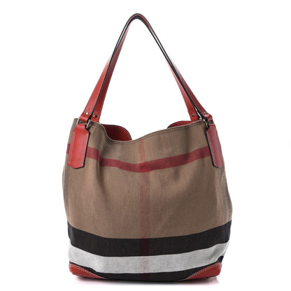Burberry Canvas Mega Check Medium Maidstone Red 1 of 11