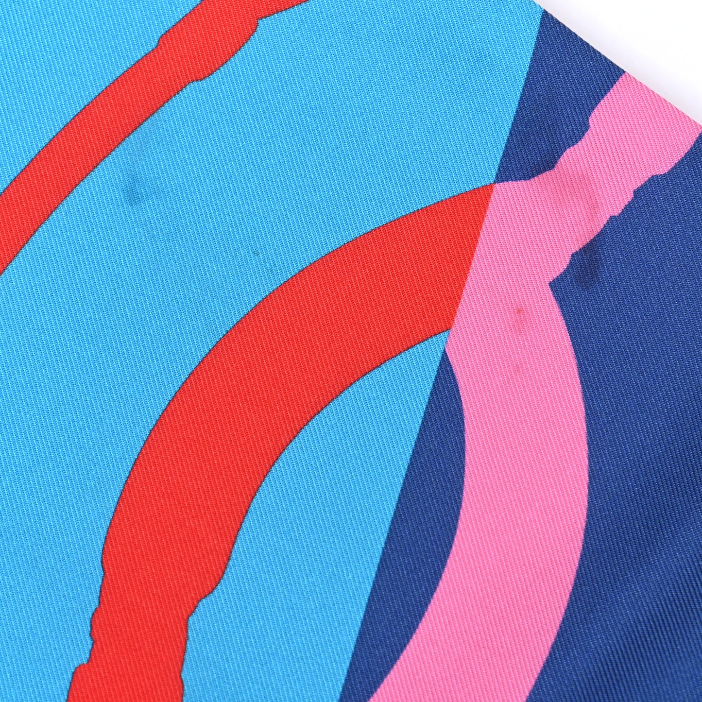 Silk Festival des Amazones Maxi Twilly Quetsche Bleu Rouge Rose Vif