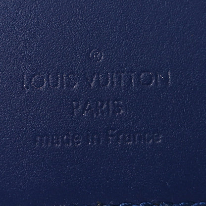 Louis Vuitton Cowhide Monogram Bandana Pocket Organizer Blue 6 of 7