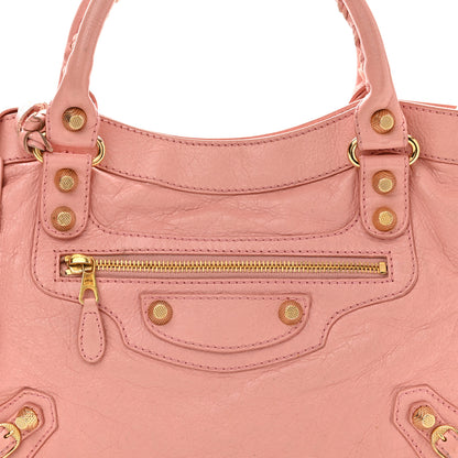 Balenciaga Agneau Giant 12 Gold Hardware Town Rose Peche 9 of 11