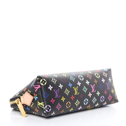 Louis Vuitton Monogram Multicolor Cosmetic Pouch Black Grenade 4 of 9
