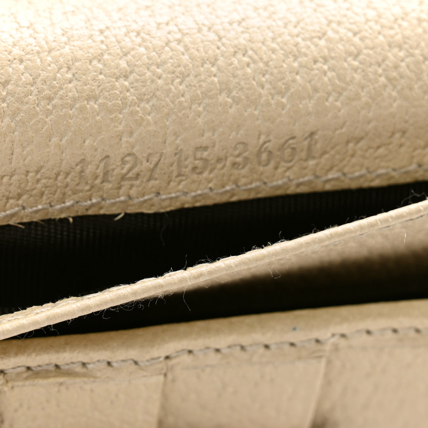 Monogram Metal Bar Continental Flap Wallet Off White