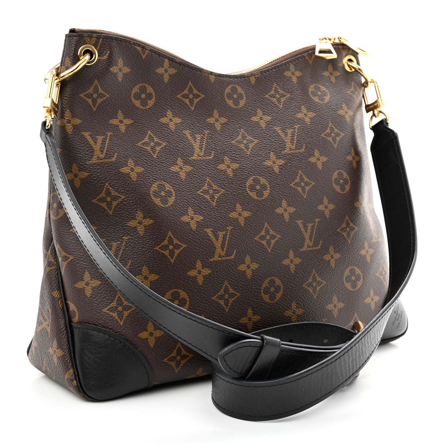Louis Vuitton Monogram Odeon MM Black 3 of 9
