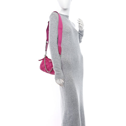Gucci Nylon Calfskin Enamel GG Matelasse Chain Handbag Lovely 2 of 8