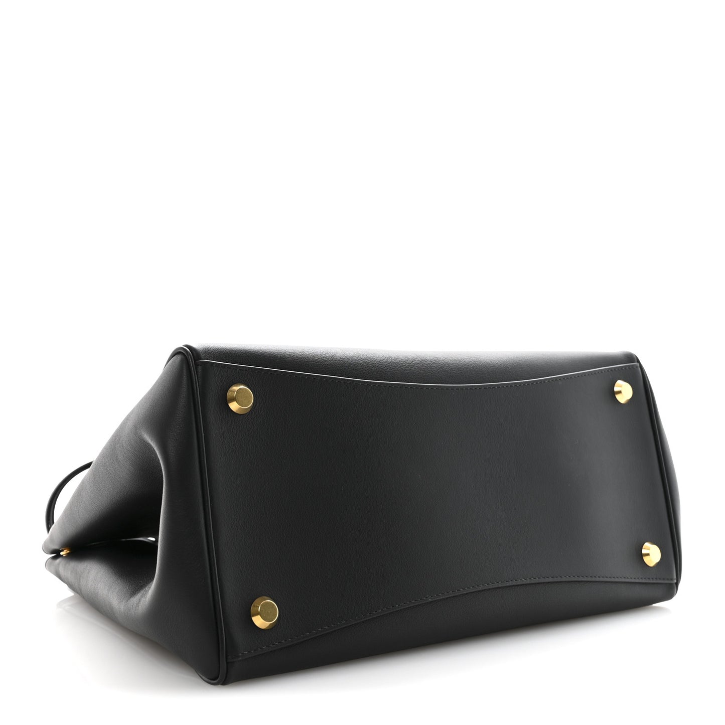 Smooth Calfskin Hampton Carry All Bag Black