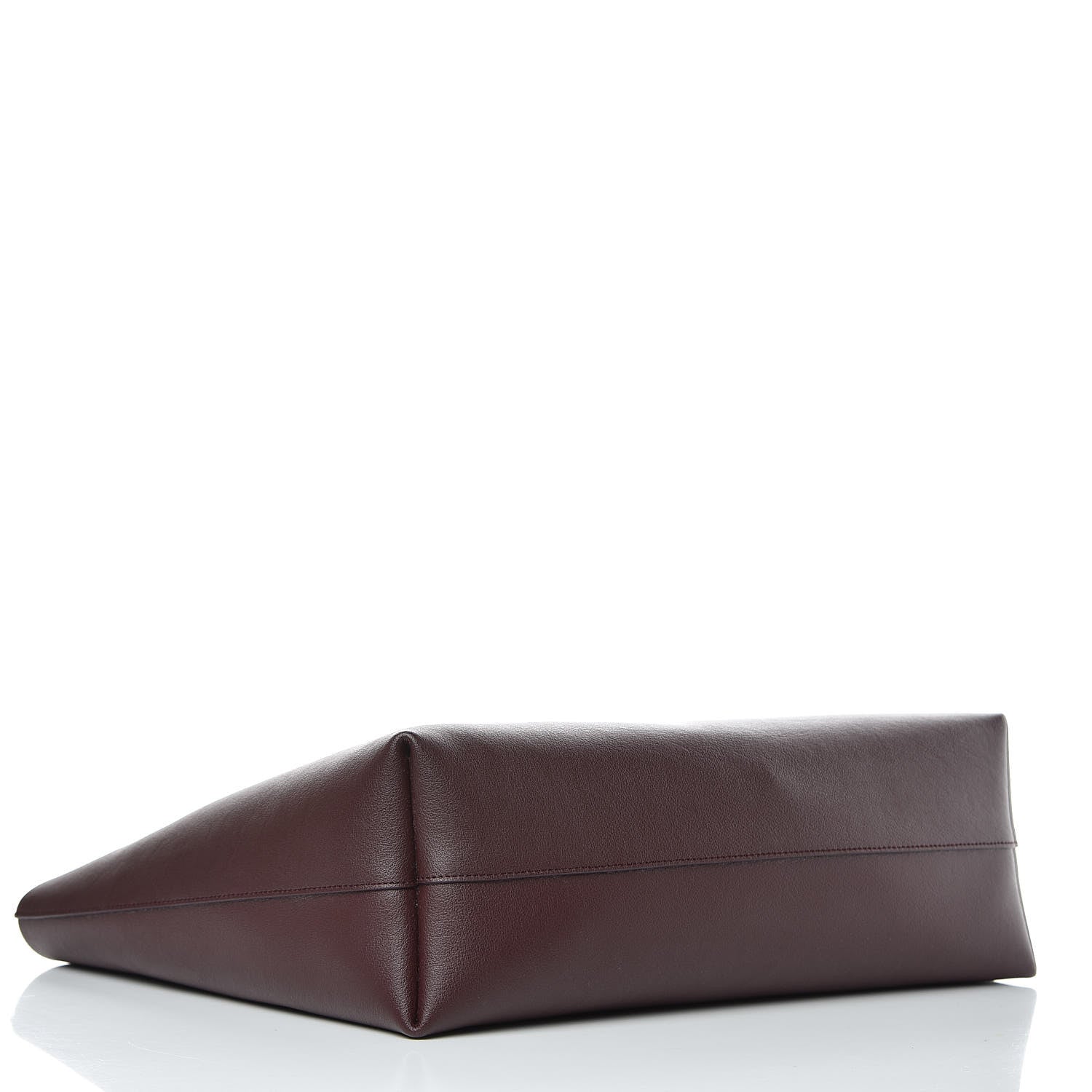 Saint Laurent Calfskin Large Shopping Tote Bordeaux 5 of 10