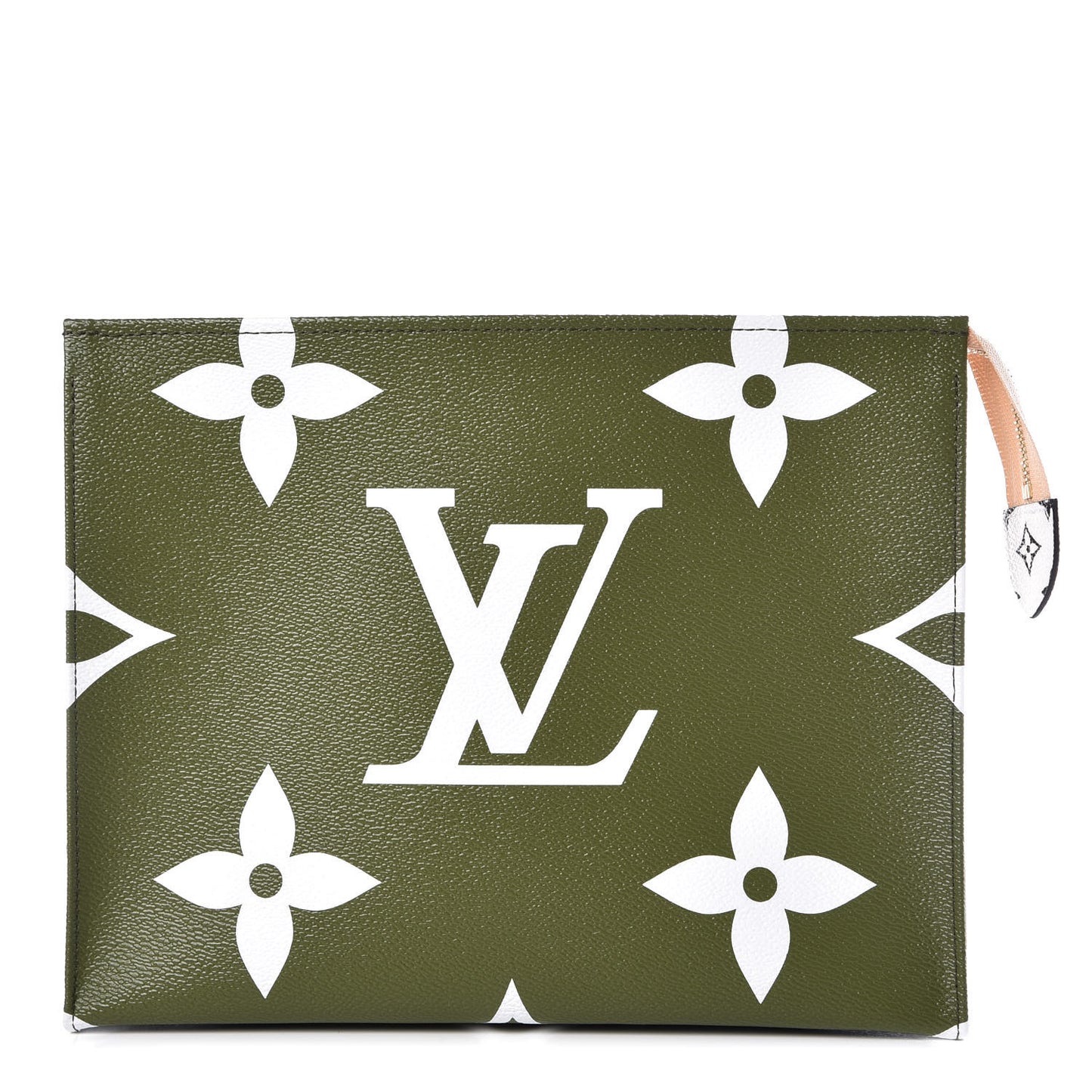 Monogram Giant Toiletry Pouch 26 Kaki