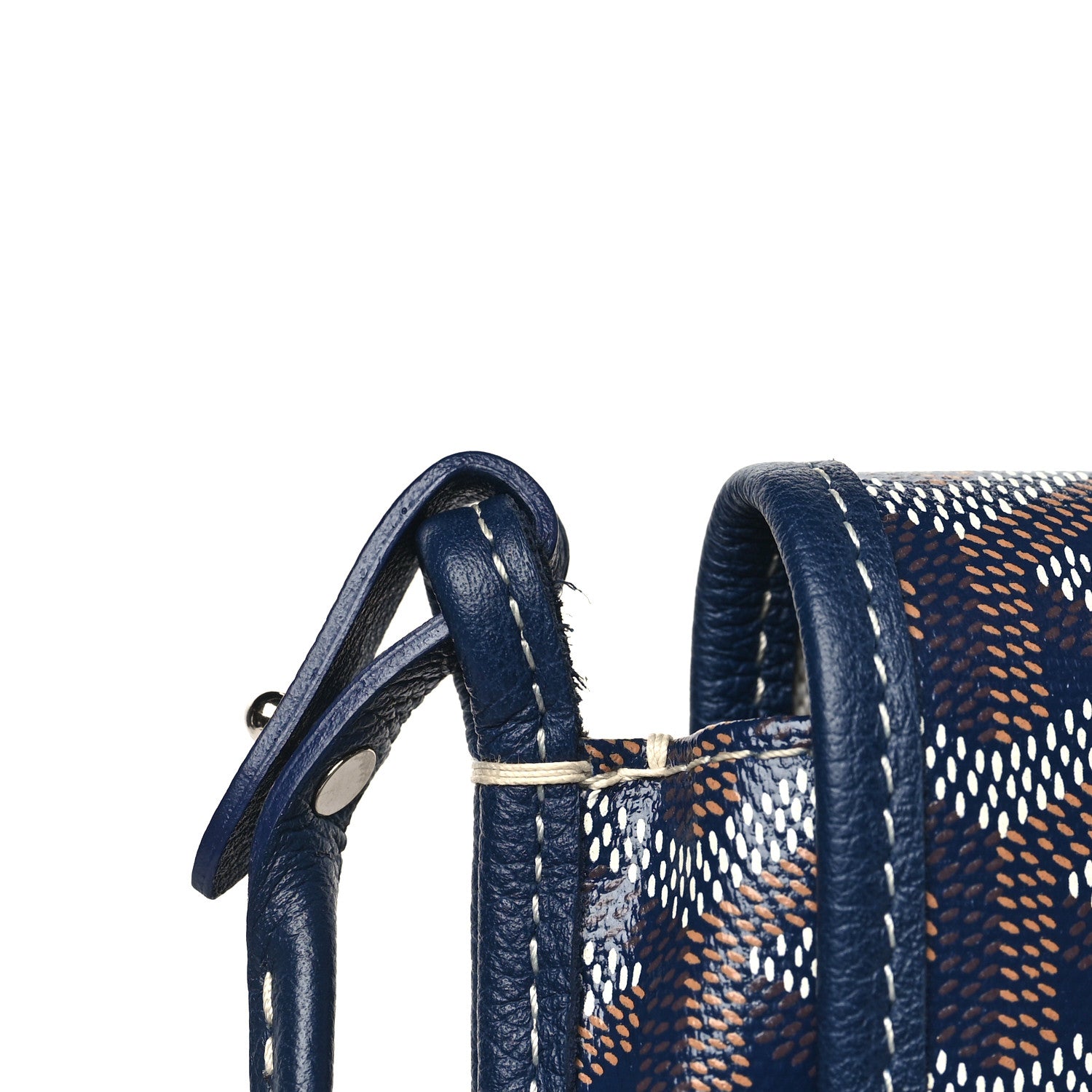Goyard Goyardine Plumet Wallet Clutch Navy 10 of 10