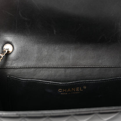 Chanel Patent Quilted Medium Single Flap Black 12 of 14