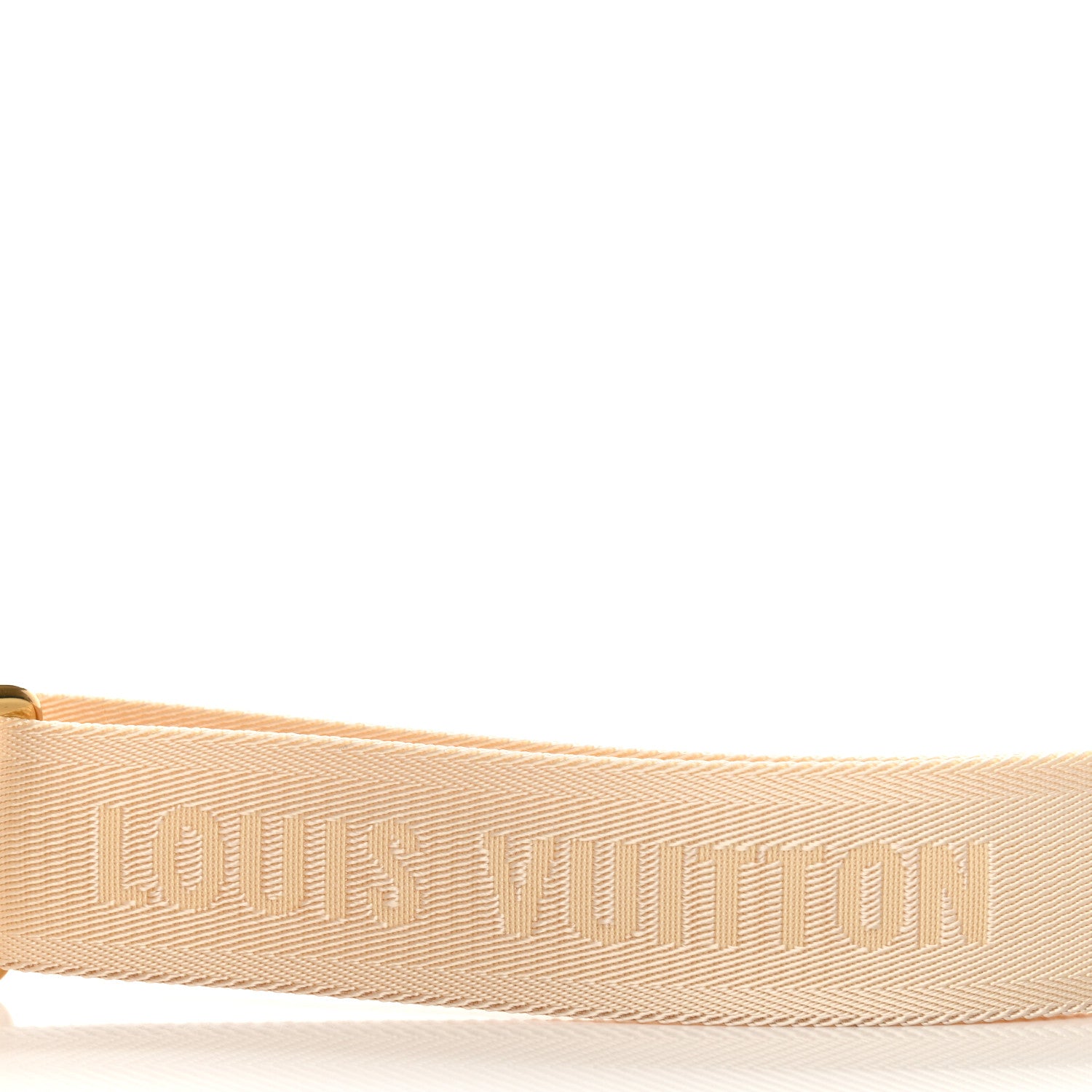 Louis Vuitton Jacquard Monogram Adjustable Shoulder Strap New Creme 3 of 3