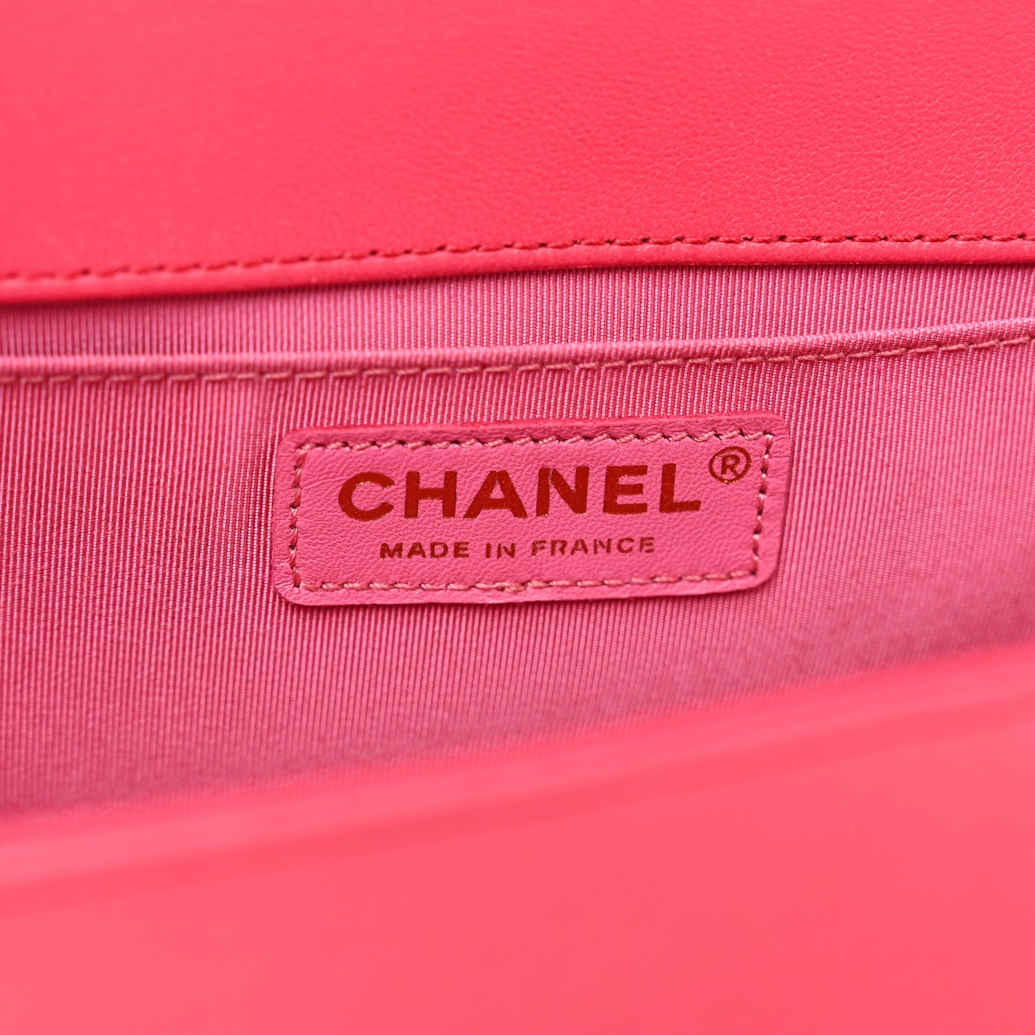 Chanel Lambskin Quilted Medium Boy Flap Fuchsia 7 of 10