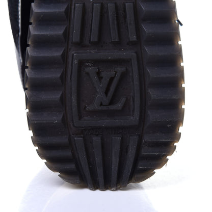 Louis Vuitton Suede Monogram Run Away Sneakers 40 Black 8 of 12