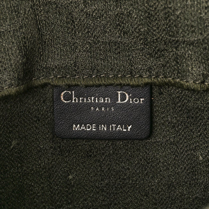 Christian Dior Oblique Embroidered Slim Saddle Pouch Green 6 of 11