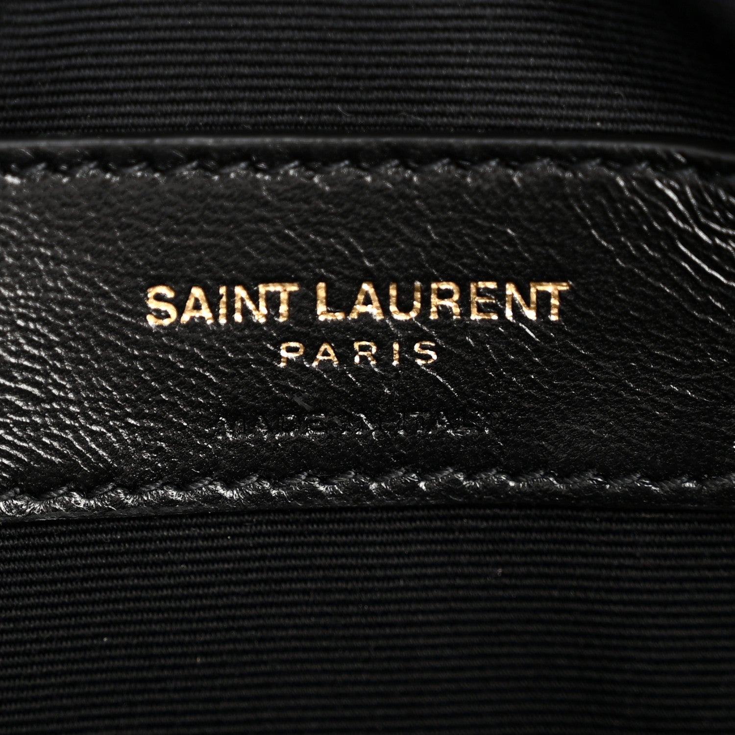 Saint Laurent Grain De Poudre Uptown Pouch Black 6 of 8
