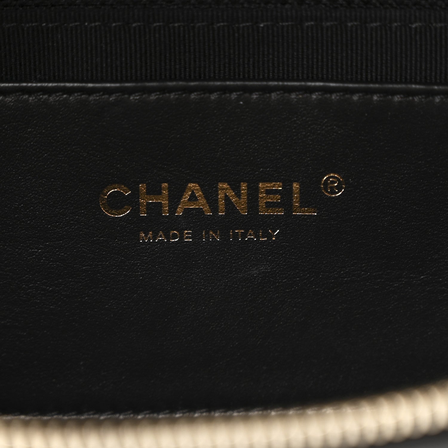 Chanel Lambskin Enamel Quilted Waist Bag Black 6 of 10