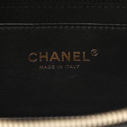 Chanel Lambskin Enamel Quilted Waist Bag Black 6 of 10