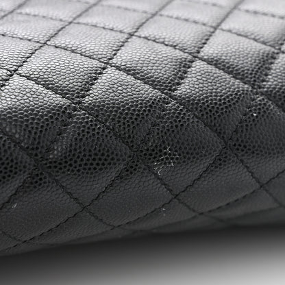 Chanel Caviar Quilted Medium Boy Flap Black 12 of 13