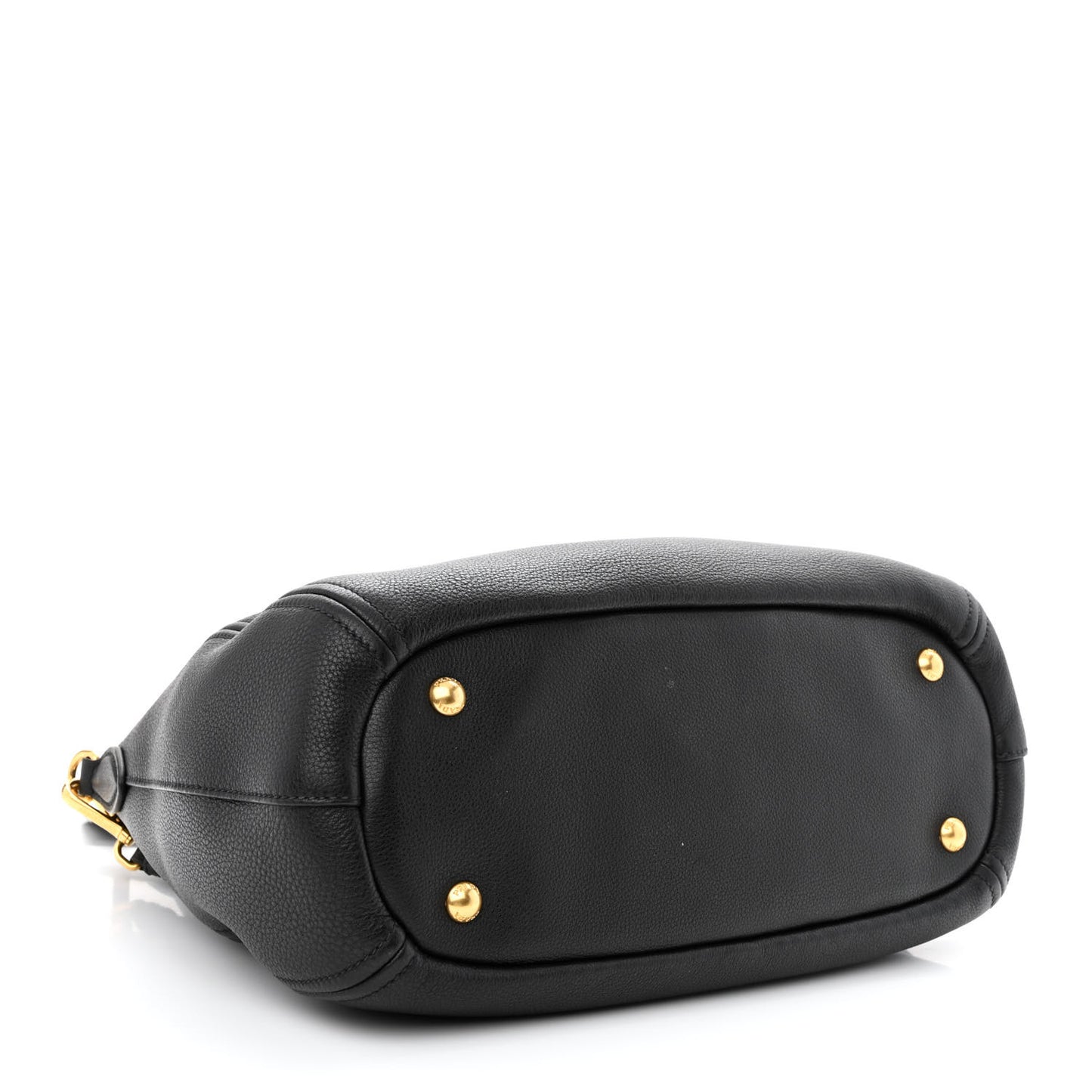Vitello Phenix Shoulder Bag Black