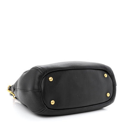 Prada Vitello Phenix Shoulder Bag Black 4 of 11