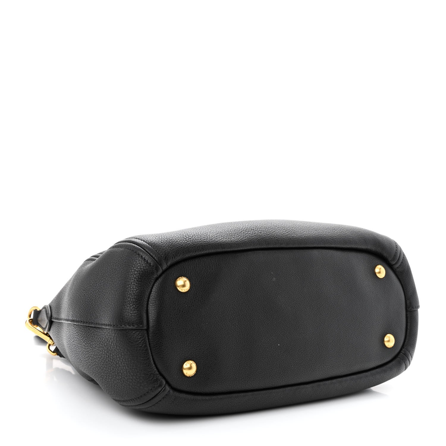 Prada Vitello Phenix Shoulder Bag Black 4 of 11