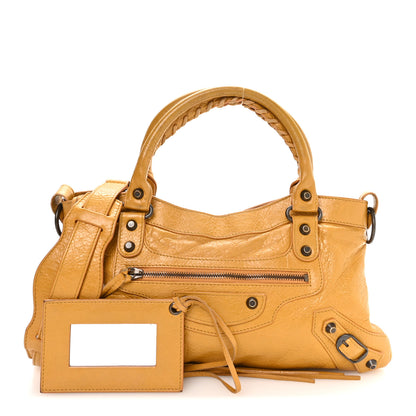 Balenciaga Agneau Classic Hardware First Jaune Moutarde 3 of 11