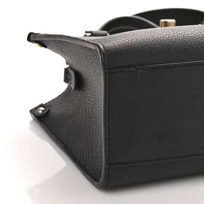 Louis Vuitton Calfskin Lock & Go Tote Black 8 of 11