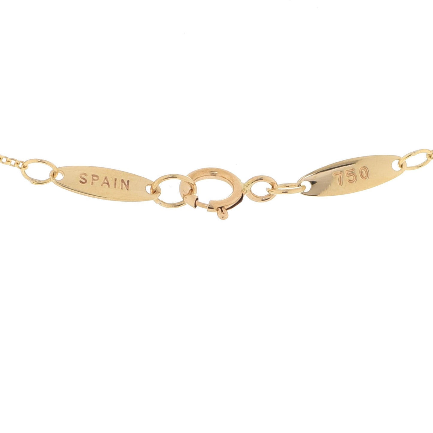 18K Yellow Gold Elsa Peretti Letter L Pendant Necklace