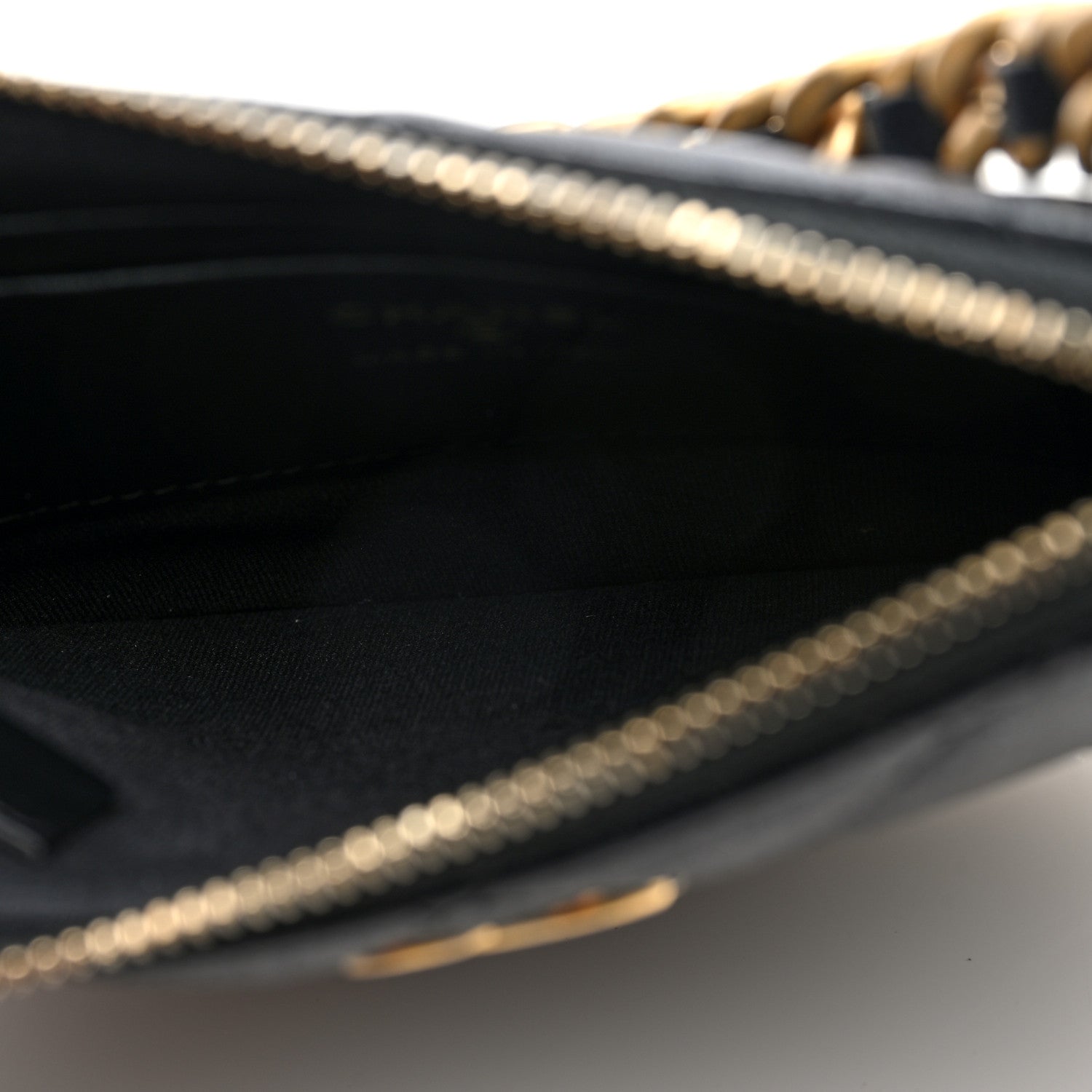 Chanel Shiny Crumbled Lambskin Quilted Round Small CC Hobo Black 5 of 10