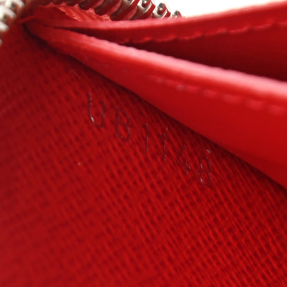 Louis Vuitton Epi Blooming Corners Clemence Wallet Rose Ballerine Coquelicot 7 of 7