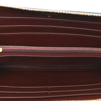 Chanel Caviar Quilted Large Gusset Zip Around Wallet Black 5 of 8