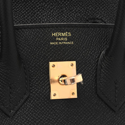 Hermes Epsom Birkin Sellier 25 Black 6 of 13