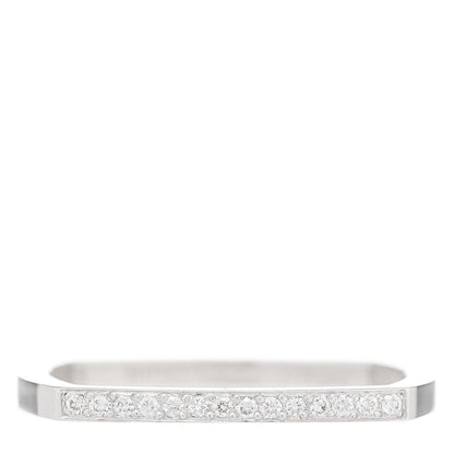 Tiffany 18K White Gold Diamond Frank Gehry Torque Micro Ring 53 6.5 1 of 4