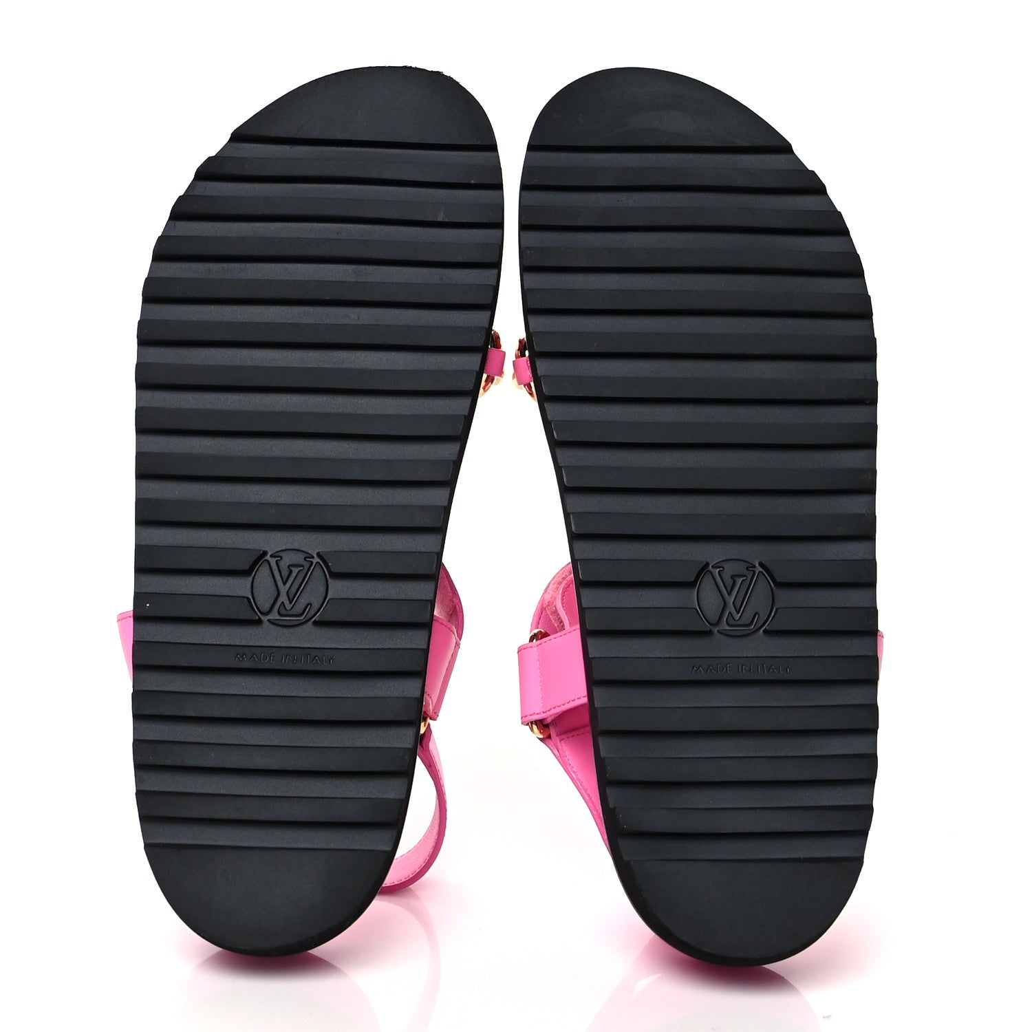 Louis Vuitton Monogram Paseo Flat Comfort Sandals 40 Pink 5 of 8