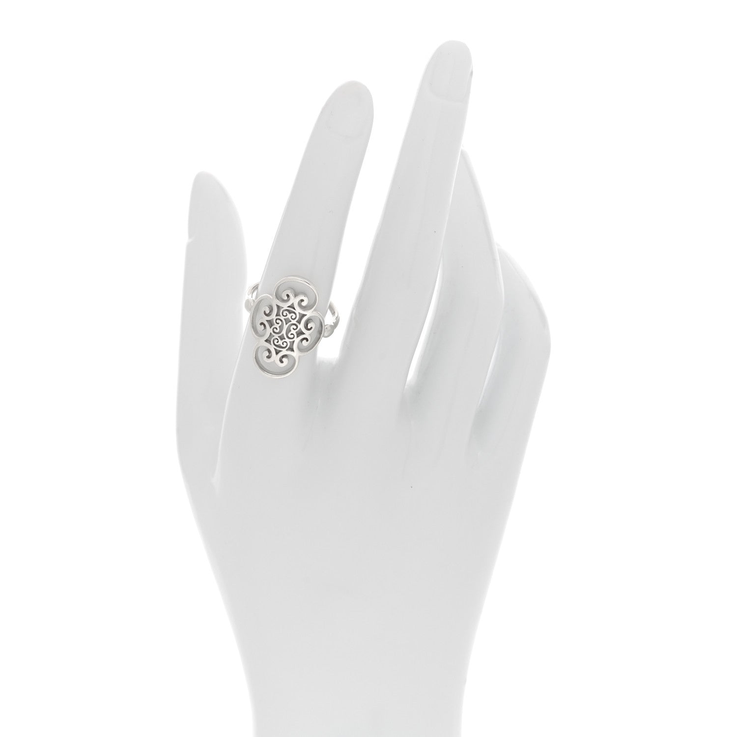 Tiffany Sterling Silver Paloma Picasso Venezia Goldoni Quadruplo Ring 54 7 2 of 5