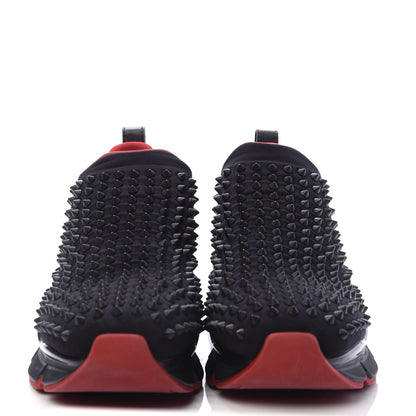 Christian Louboutin Neoprene Spike Sock Donna Flat Sneakers 42 Black 2 of 9