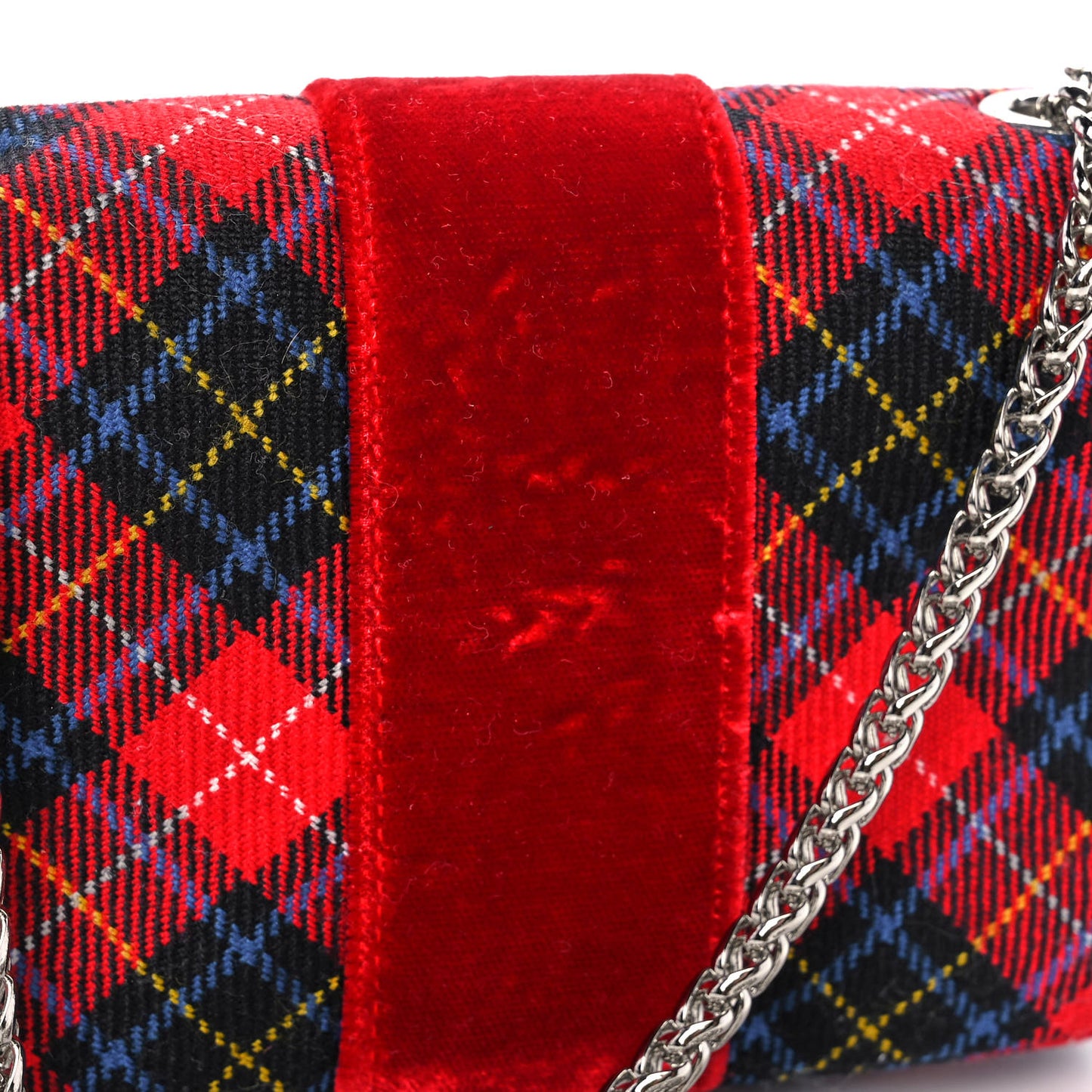 Wool Sweet Charity Crossbody Bag Plaid