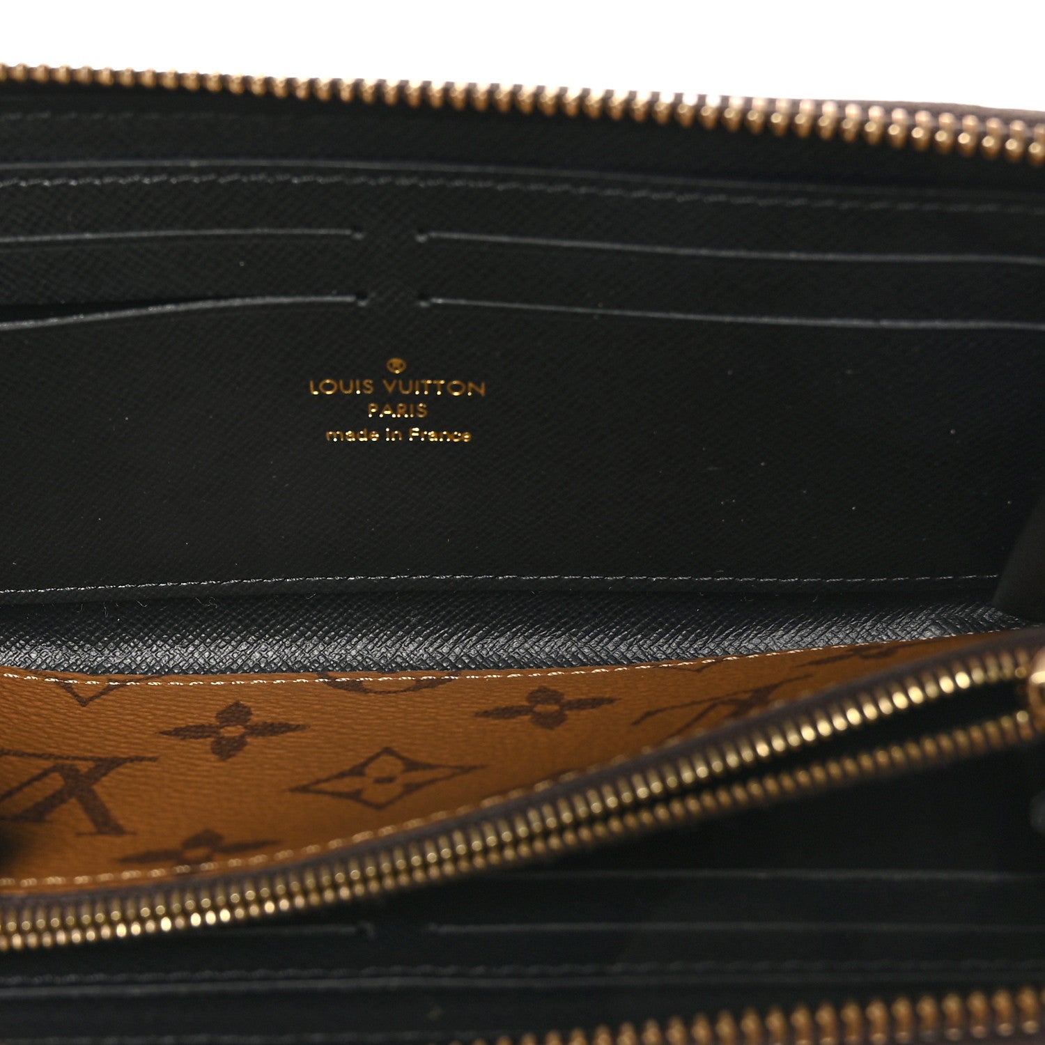 Louis Vuitton Reverse Monogram Clemence Wallet 6 of 8
