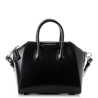 Givenchy Shiny Lord Calfskin Mini Antigona Black 1 of 7