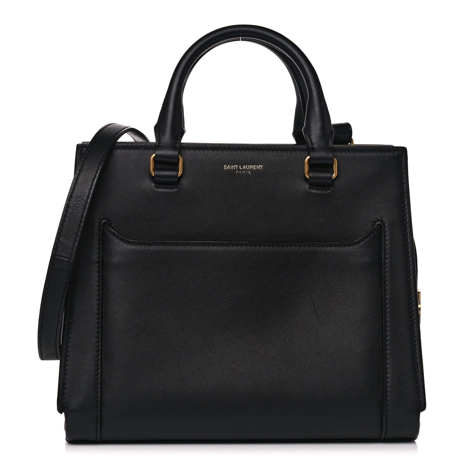 Saint Laurent Smooth Calfskin Small East Side Tote Black 1 of 13