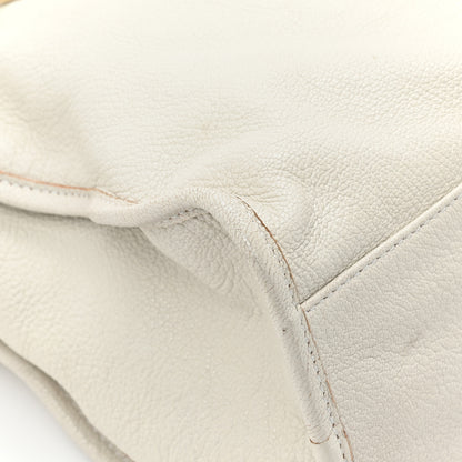 Balenciaga Chevre Gold Metallic Edge Hardware City White 15 of 17