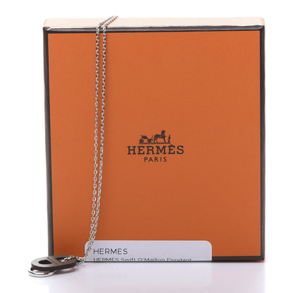 Hermes Swift O'Maillon Pendant Necklace Etoupe 8 of 8